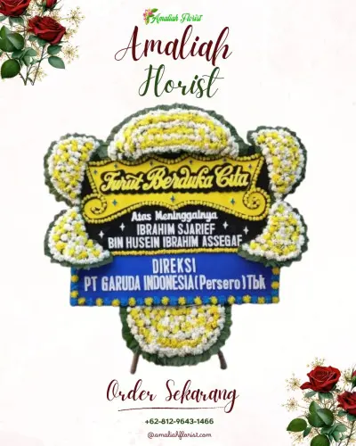 Papan Bunga Duka di Kandangan Surabaya